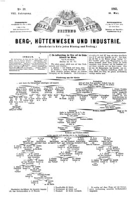 Der Berggeist Freitag 15. Mai 1863