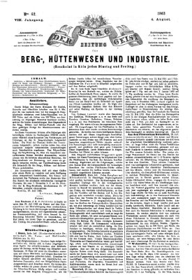 Der Berggeist Dienstag 4. August 1863