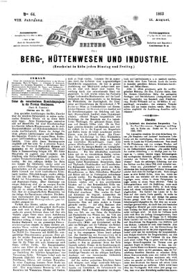 Der Berggeist Dienstag 11. August 1863