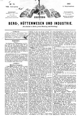 Der Berggeist Dienstag 1. September 1863