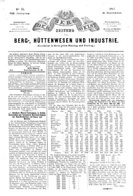 Der Berggeist Freitag 18. September 1863