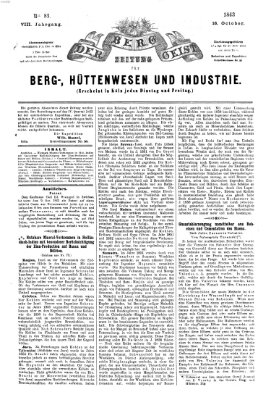 Der Berggeist Freitag 16. Oktober 1863