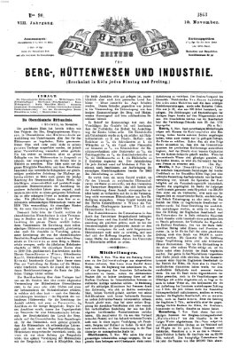 Der Berggeist Dienstag 10. November 1863