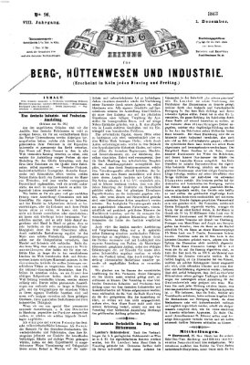 Der Berggeist Dienstag 1. Dezember 1863