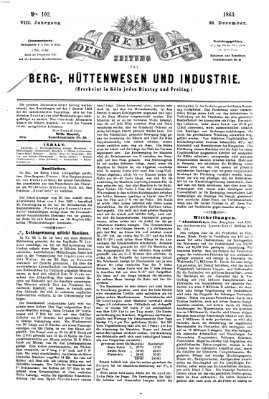 Der Berggeist Dienstag 22. Dezember 1863