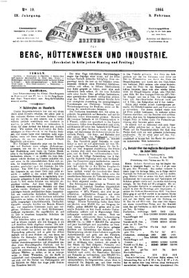 Der Berggeist Dienstag 2. Februar 1864