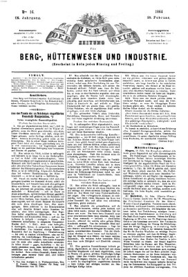 Der Berggeist Dienstag 23. Februar 1864