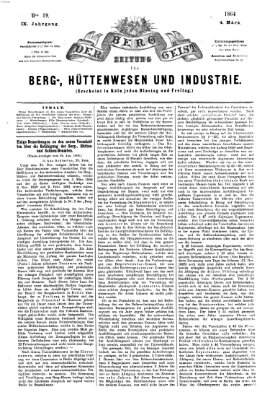 Der Berggeist Freitag 4. März 1864