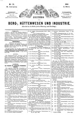 Der Berggeist Freitag 11. März 1864