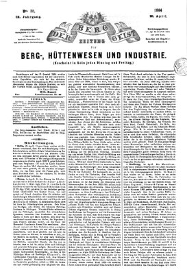 Der Berggeist Freitag 29. April 1864