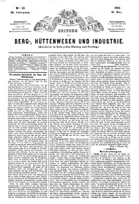 Der Berggeist Freitag 27. Mai 1864