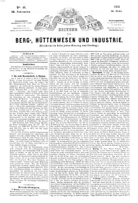 Der Berggeist Dienstag 14. Juni 1864