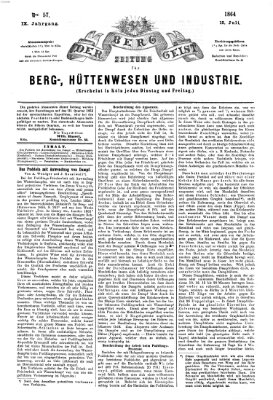 Der Berggeist Freitag 15. Juli 1864