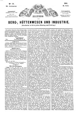 Der Berggeist Dienstag 19. Juli 1864