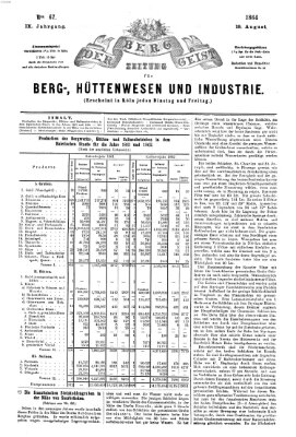 Der Berggeist Freitag 19. August 1864