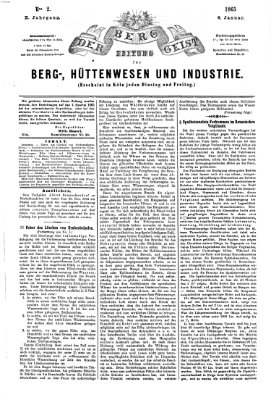 Der Berggeist Freitag 6. Januar 1865