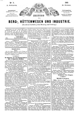 Der Berggeist Dienstag 31. Januar 1865