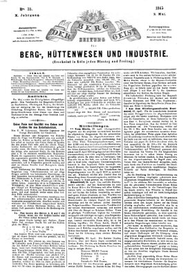 Der Berggeist Dienstag 2. Mai 1865