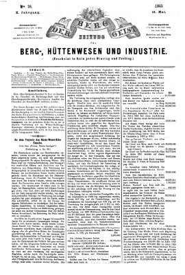 Der Berggeist Freitag 12. Mai 1865