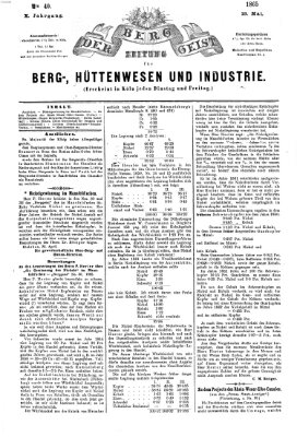 Der Berggeist Freitag 19. Mai 1865