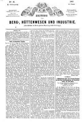 Der Berggeist Freitag 9. Juni 1865