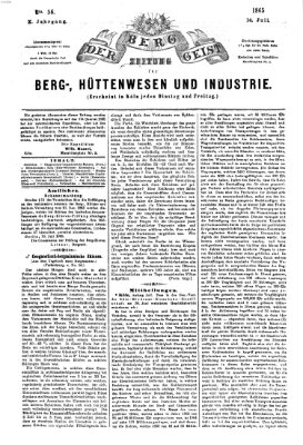 Der Berggeist Freitag 14. Juli 1865