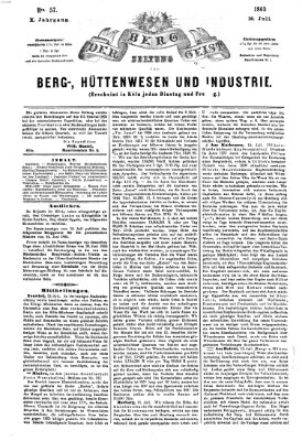 Der Berggeist Dienstag 18. Juli 1865