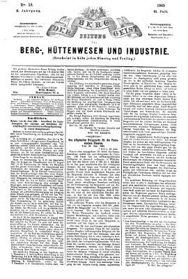 Der Berggeist Freitag 21. Juli 1865