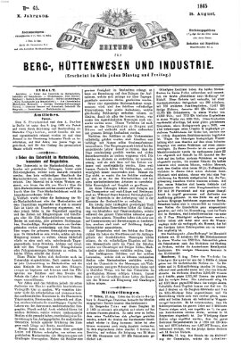 Der Berggeist Dienstag 15. August 1865