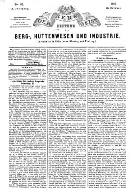 Der Berggeist Freitag 13. Oktober 1865