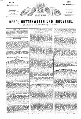 Der Berggeist Freitag 10. November 1865