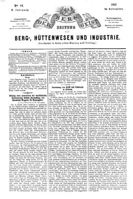 Der Berggeist Freitag 24. November 1865