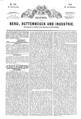 Der Berggeist Freitag 22. Dezember 1865