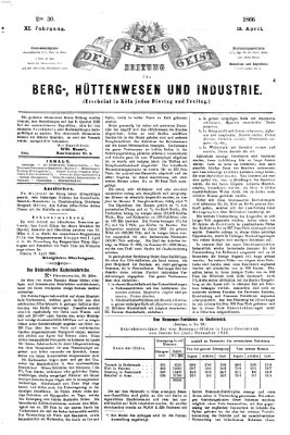 Der Berggeist Freitag 13. April 1866