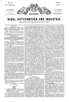 Der Berggeist Dienstag 8. Mai 1866