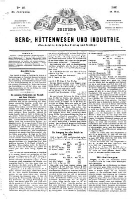 Der Berggeist Freitag 18. Mai 1866