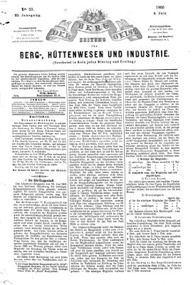 Der Berggeist Dienstag 3. Juli 1866