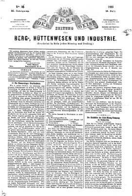 Der Berggeist Freitag 13. Juli 1866