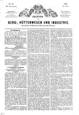 Der Berggeist Dienstag 17. Juli 1866