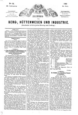 Der Berggeist Dienstag 31. Juli 1866