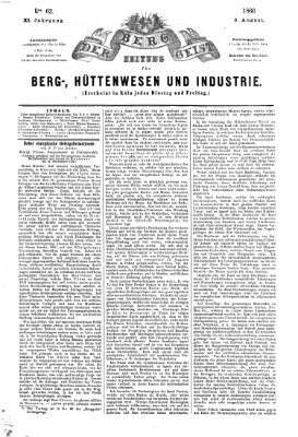 Der Berggeist Freitag 3. August 1866