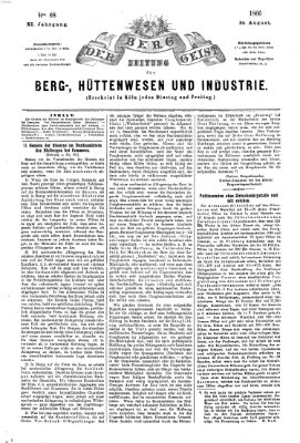 Der Berggeist Freitag 24. August 1866