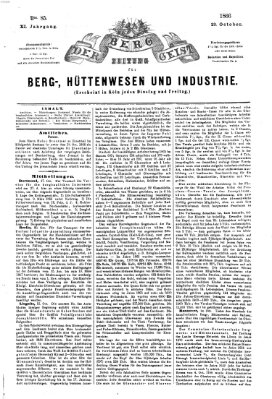 Der Berggeist Dienstag 23. Oktober 1866