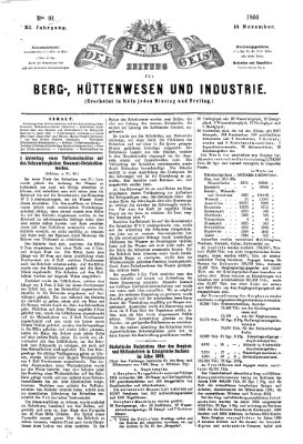 Der Berggeist Dienstag 13. November 1866