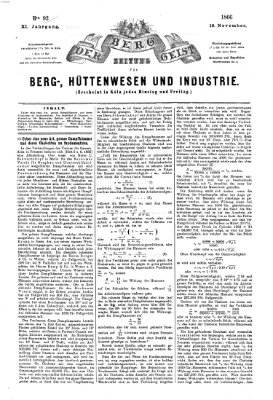 Der Berggeist Freitag 16. November 1866