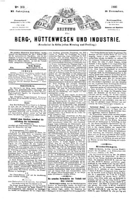 Der Berggeist Dienstag 25. Dezember 1866