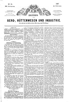 Der Berggeist Dienstag 19. Februar 1867