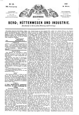 Der Berggeist Dienstag 26. März 1867