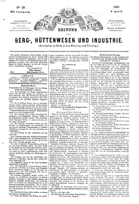 Der Berggeist Dienstag 9. April 1867