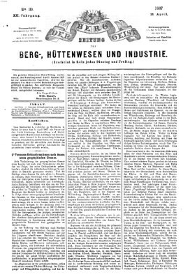 Der Berggeist Freitag 12. April 1867